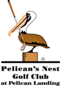 pelicans nest logo golf club