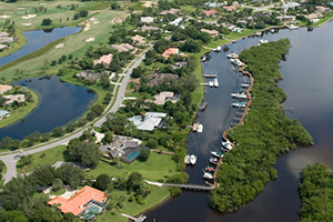 pipers landing yacht and country club aerial