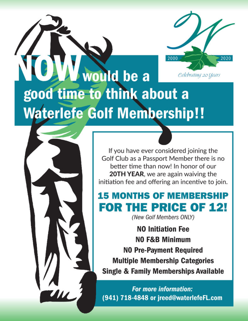 Waterlefe Golf and River Club Membership and Club Information